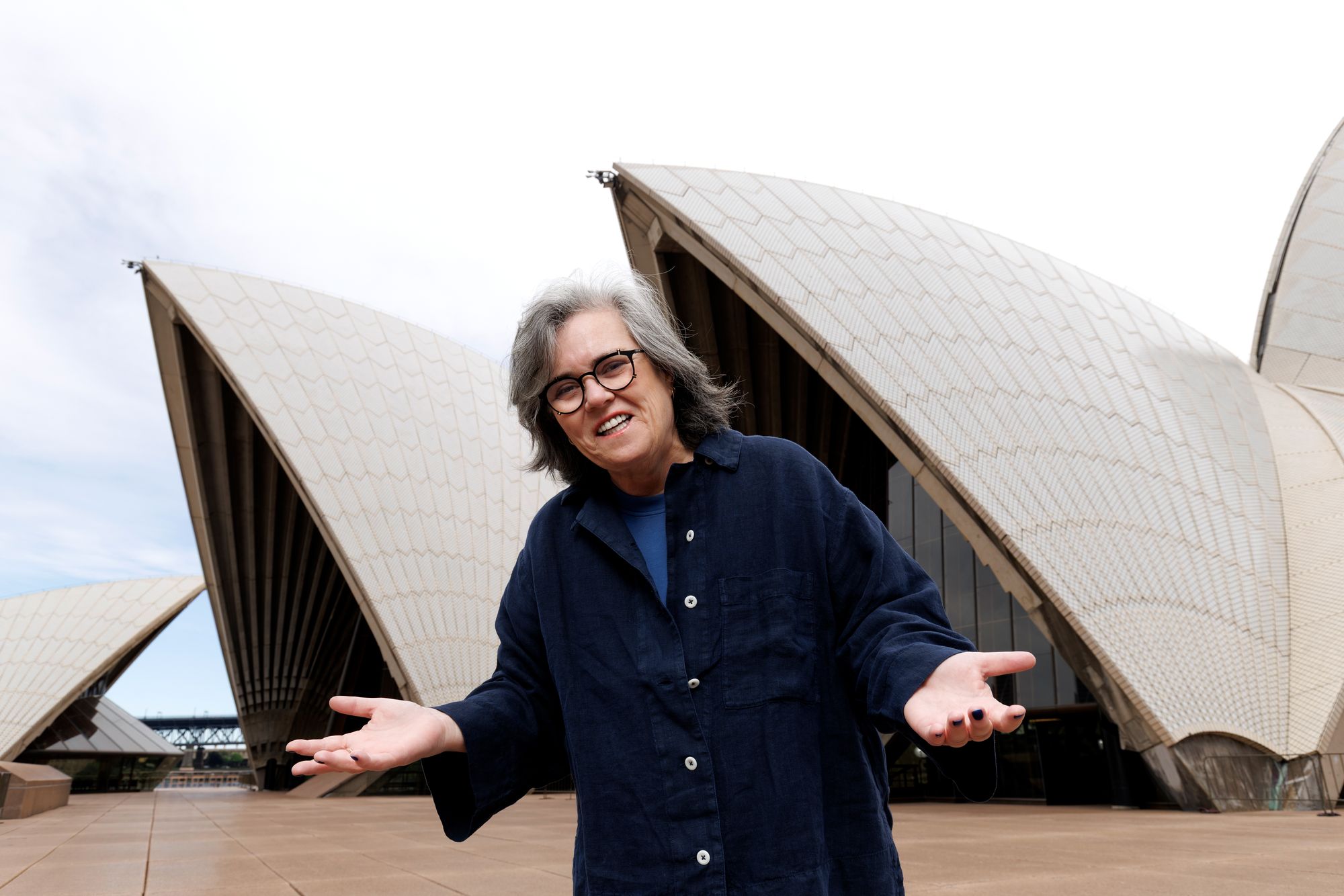 <p>Rosie O'Donnell arrives in Australia ahead of her "Common Knowledge" show at the Sydney Opera House </p>
