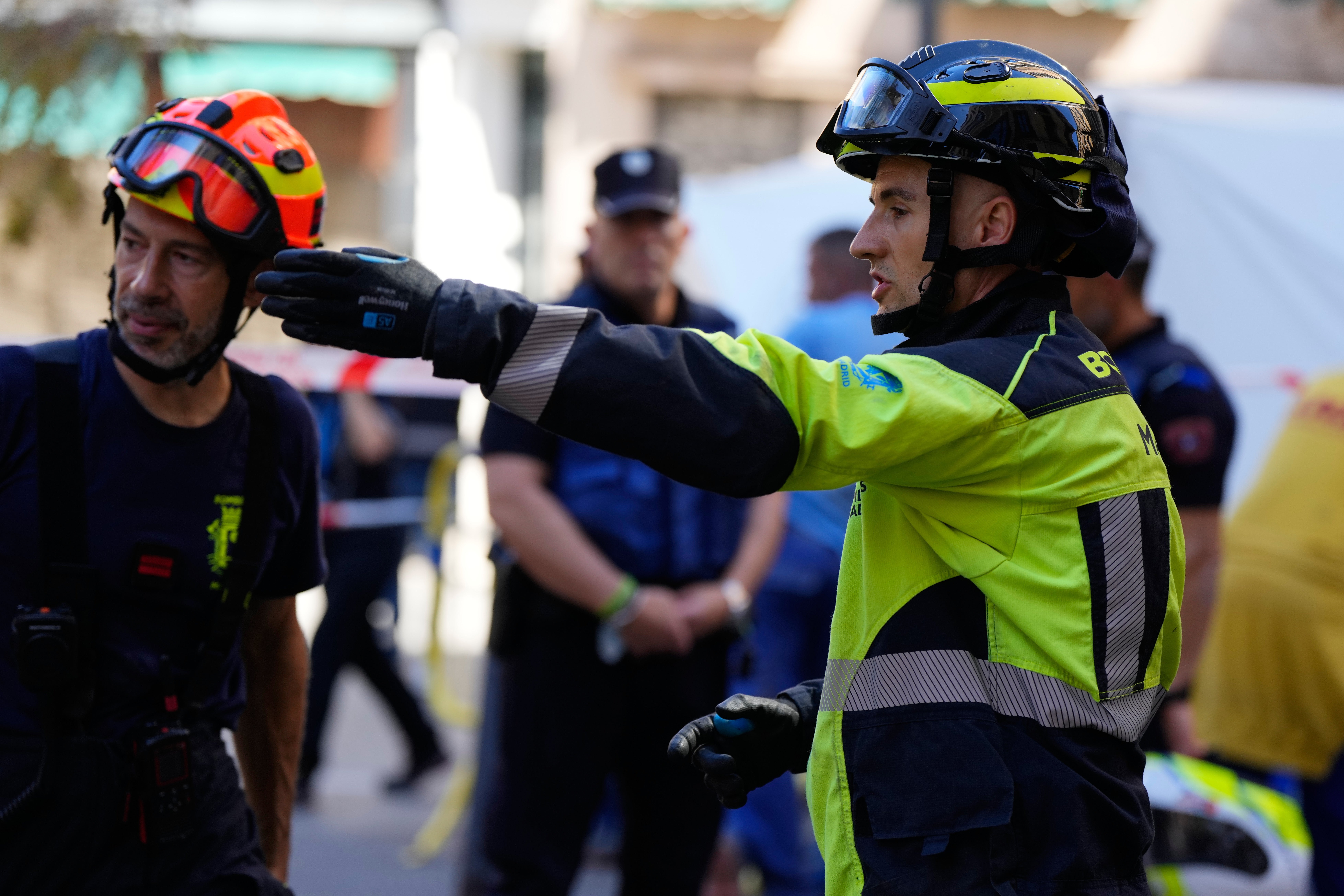Emergency services are at the scene
