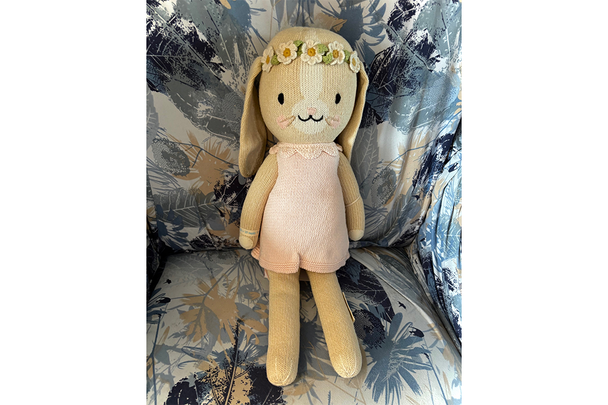 Cuddle + Kind baby animal collection, Hannah the bunny, large