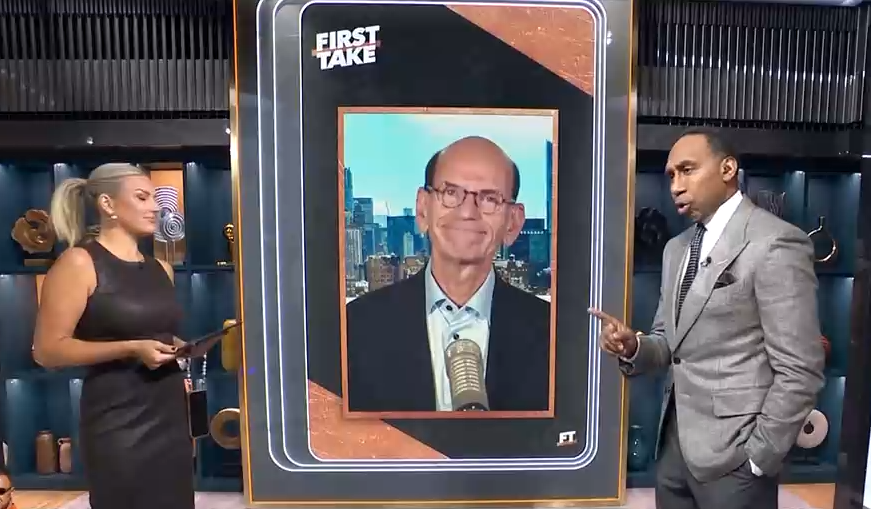 Stephen A Smith Paul Finboum parece ser assumido em Bench: 