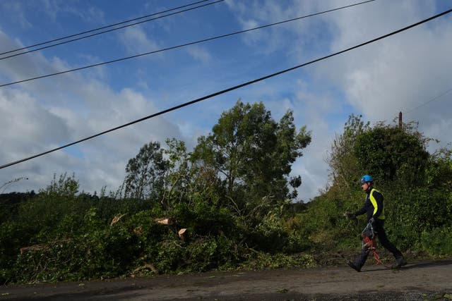 Storm Amy brought widespread disruption to the rail network in northern and western Scotland (PA)