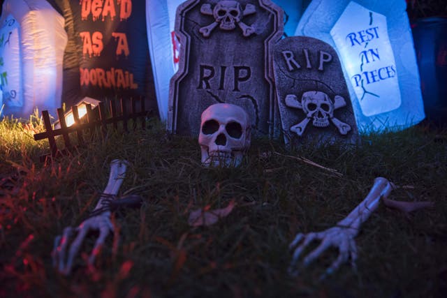<p>A Nebraska woman has sued a popular Missouri haunted house, not pictured, claiming to have broken both her ankles</p>