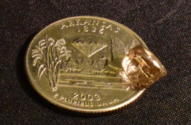 <p>A couple has found a rare 2.7-carat white diamond in an Arkansas state park, with the husband praising Jesus for finding the gem</p>