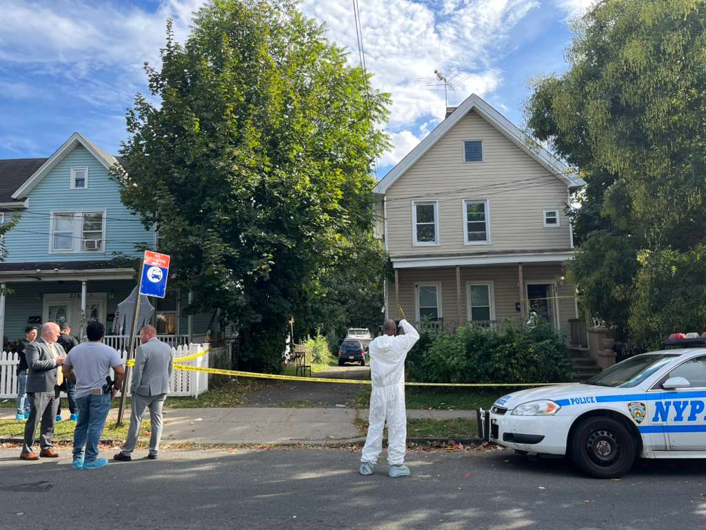 Neighbors of Damien Hurstel, who is accused of decapitating his mom’s boyfriend, said he looked ‘relieved’ as he was taken away by police