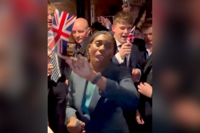 <p>Young Conservatives singing ‘Sweet Caroline’ at Tory Party conference</p>