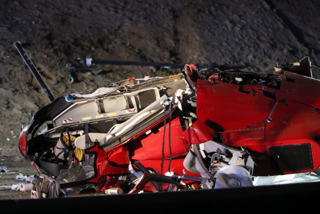 <p>Those involved in the crash were a pilot, a nurse and a paramedic. </p>