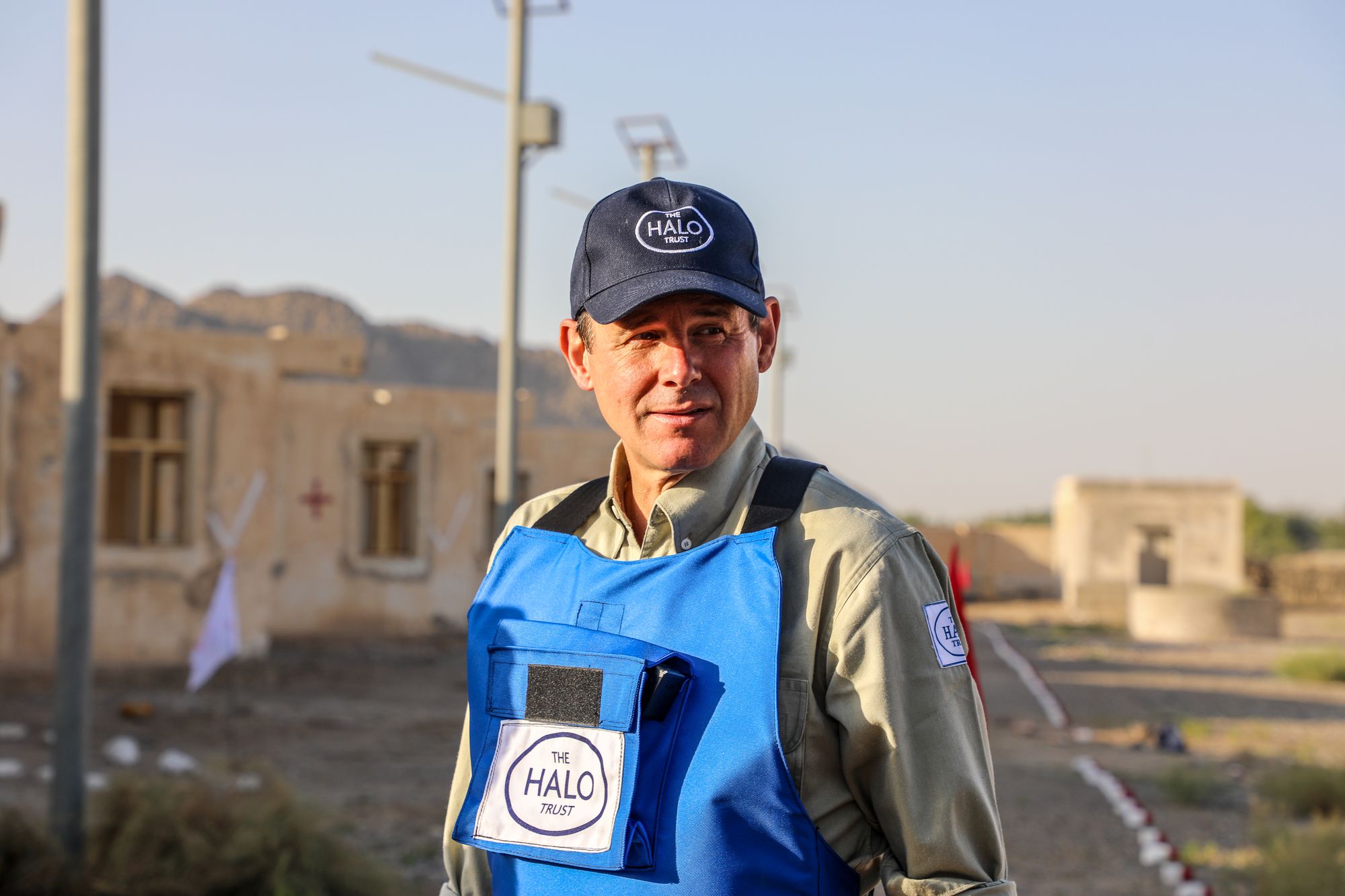 James Cowan, CEO of The Halo Trust, in Afghanistan