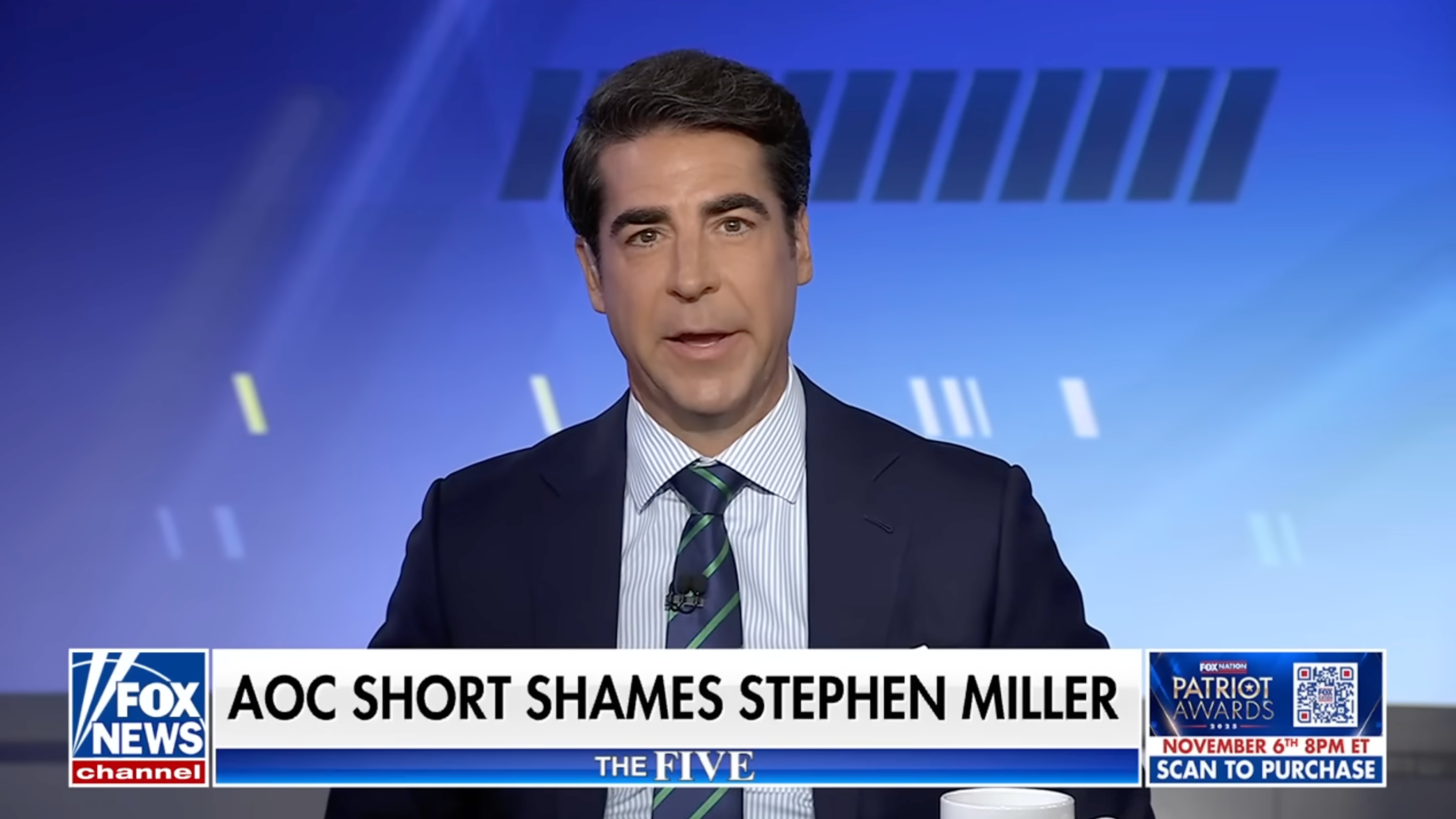 Jesse Waters aumenta o ridículo do democrata Miller nos cinco da Fox na terça-feira