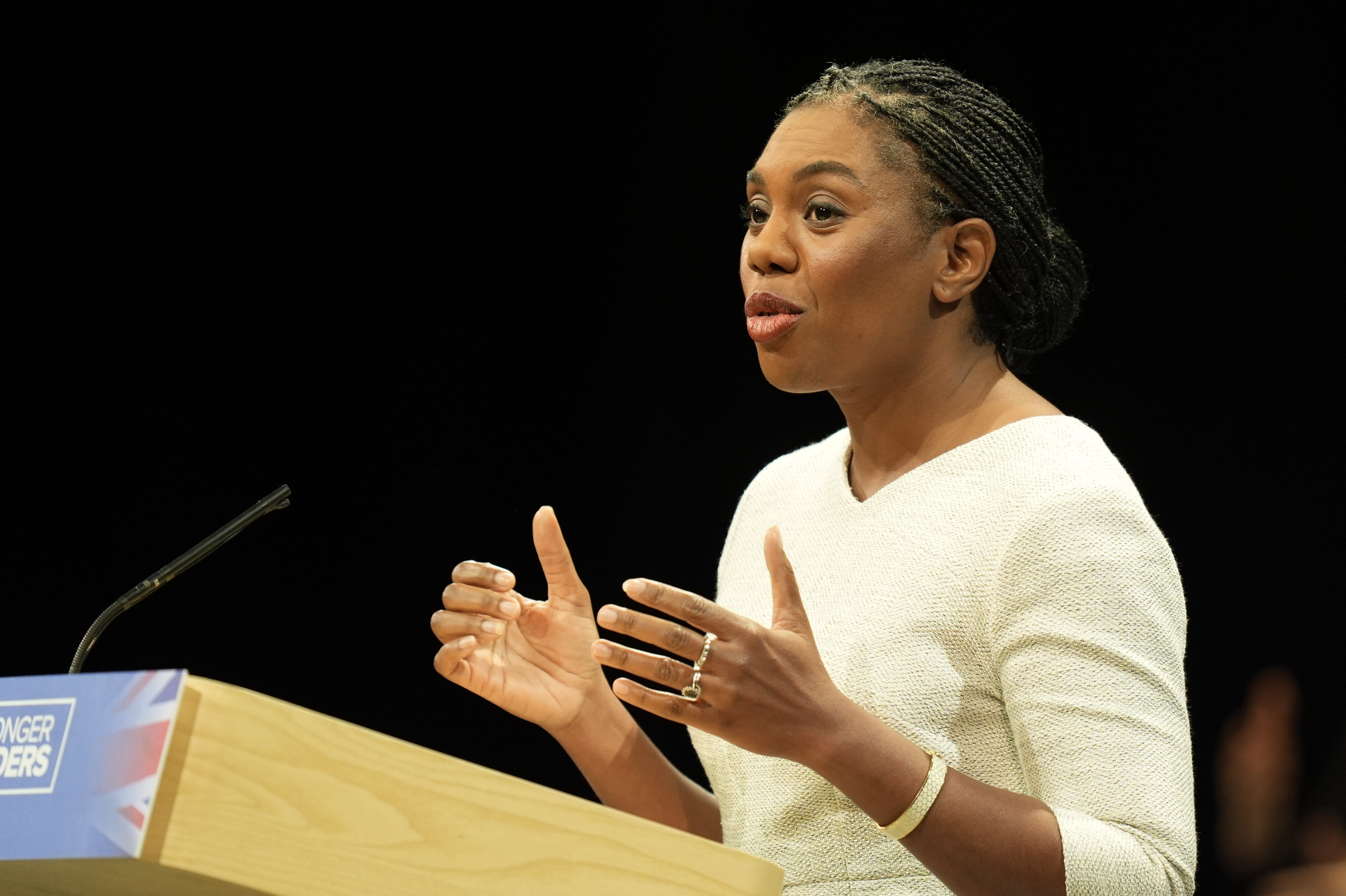 Mrs Badenoch has criticised time “wasted” by police on non-crime hate incidents. (Danny Lawson/PA)