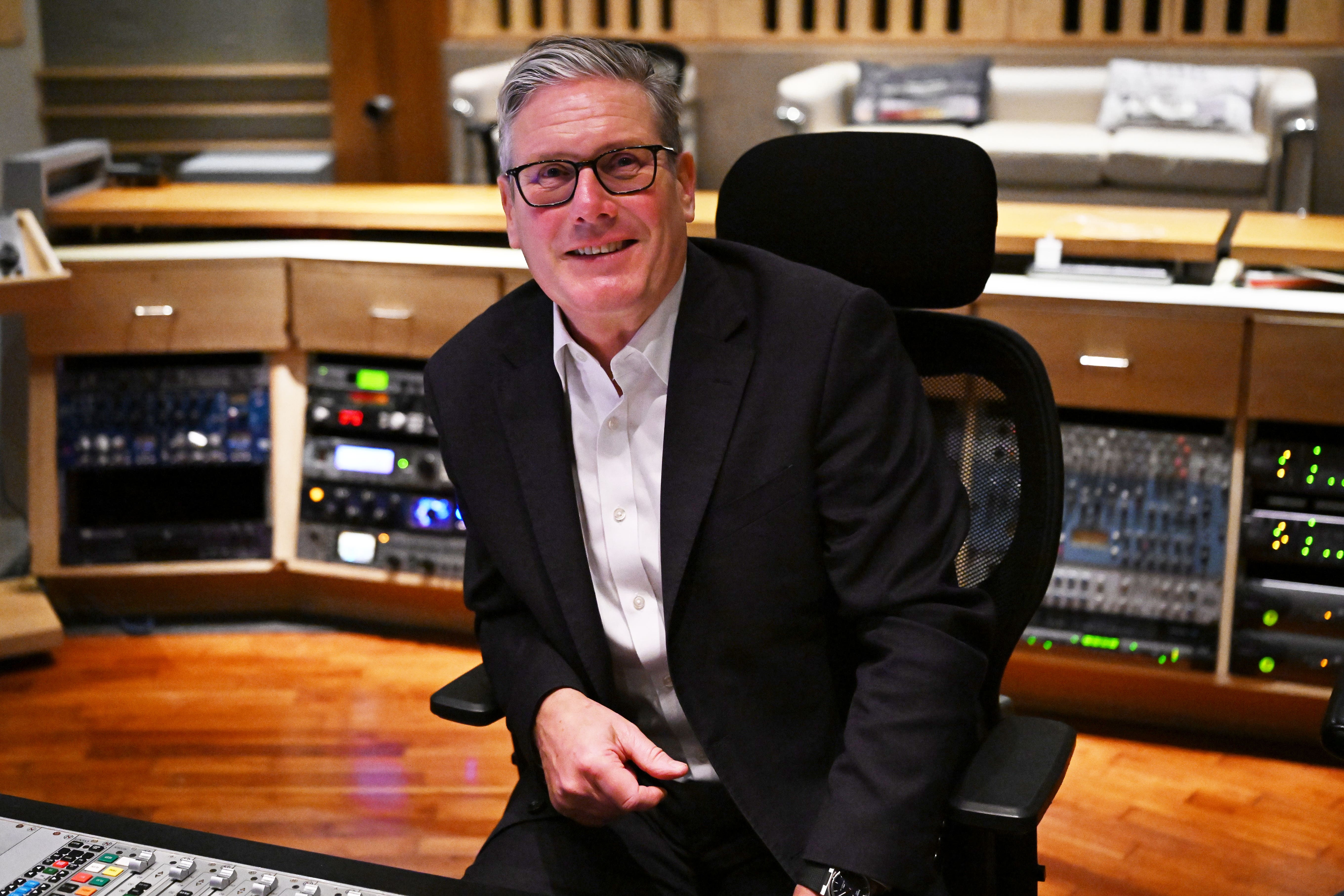 Prime Minister Sir Keir Starmer faced questions about China during a visit to India (Leon Neal/PA)