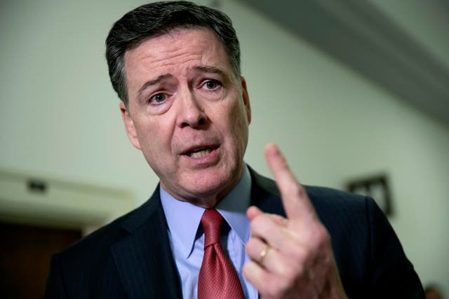 <p>Comey’s lawyers pointed to Trump’s long history of public statements denouncing the former FBI director and calling for him to be jailed</p>