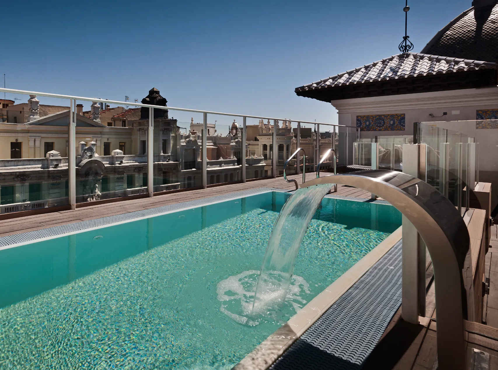 Seek out the rooftop plunge pool at Catalonia Gran Via