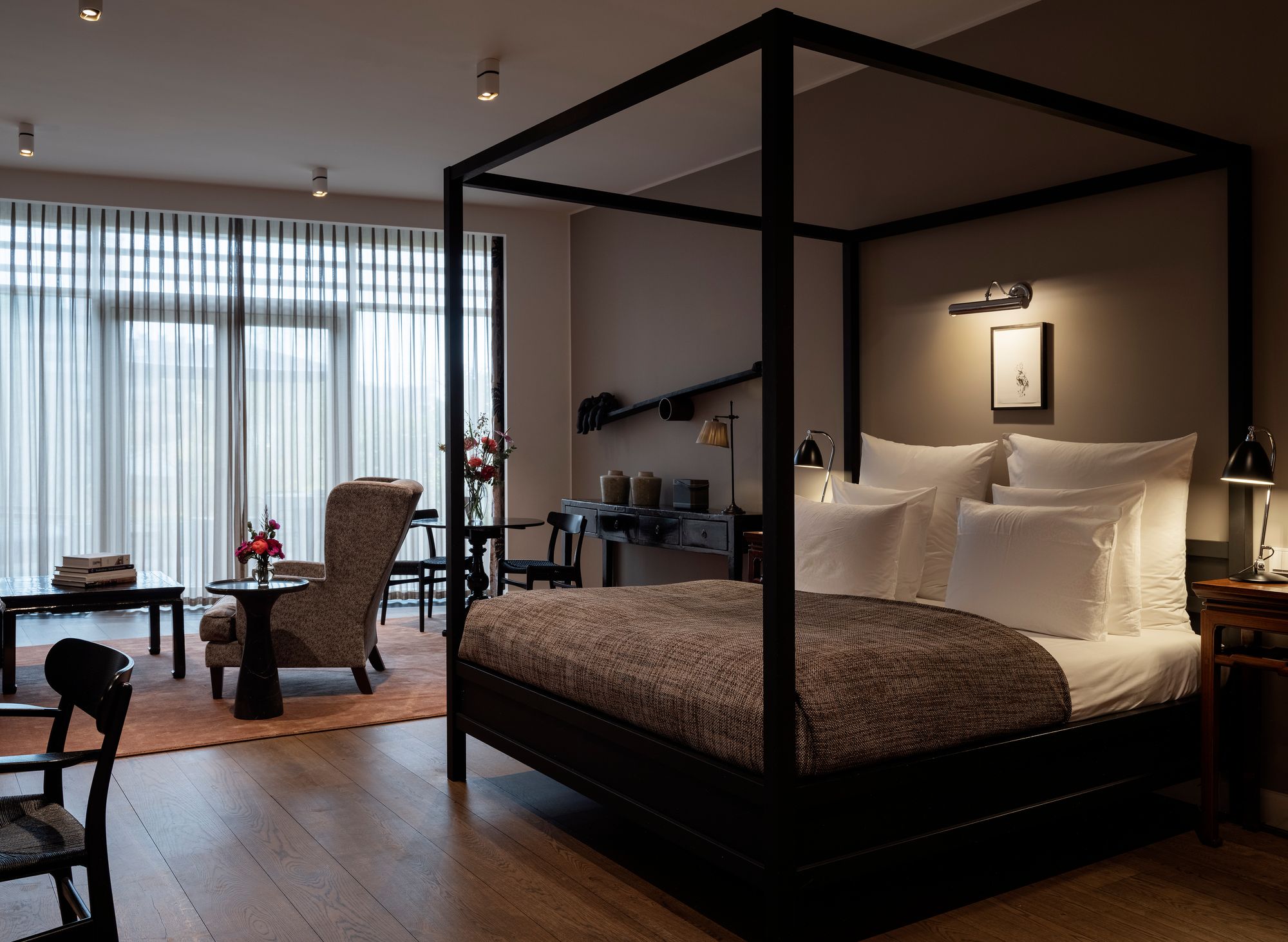 Stay within the grounds of amusement park Tivoli Gardens at Nimb Hotel