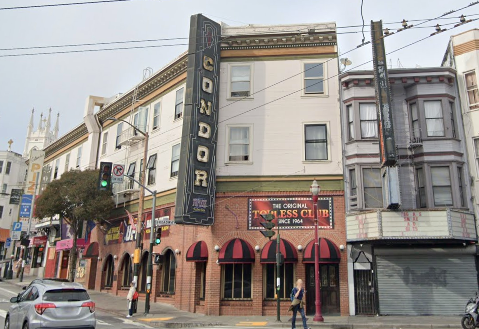 <p>The manager of the Condor Club, which claims to be the first topless bar in the U.S., was found dead in the street not far from his home, police say.</p>
