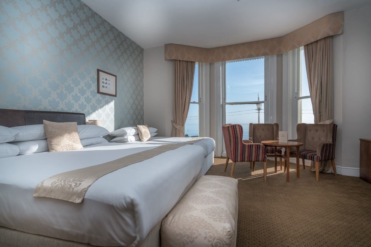 Wake up to sea views at the Queens Hotel