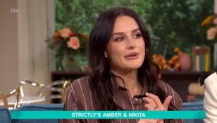 Amber Davies says she was reduced to tears in Strictly training