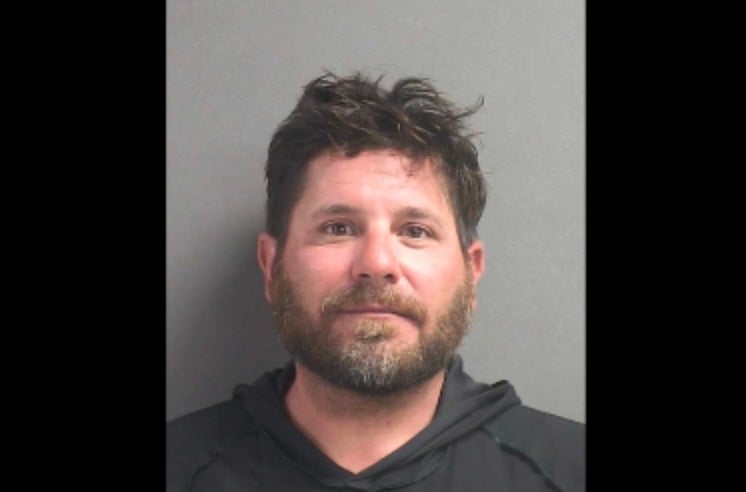<p>Christopher Evensen, a 43-year-old Florida man, has been arrested as police accused him of pointing a gun at a group of kids for making waves near his boat</p>