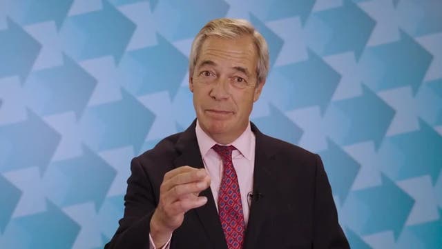 <p>Nigel Farage responds to Gary Neville’s ‘angry, white, middle-aged men’ comment in new video,</p>