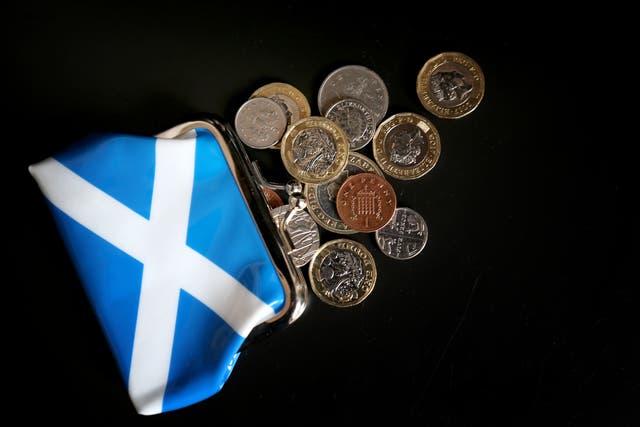 Scottish businesses have a pessimistic outlook, according to a survey (Jane Barlow/PA)