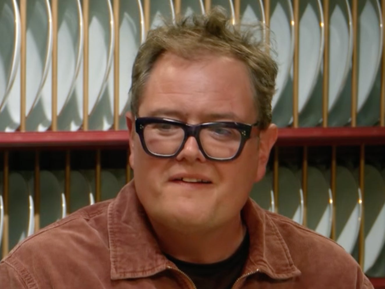 <p>The comedian was shown sweating and cackling nervously every time anyone accused him of being traitorous</p>