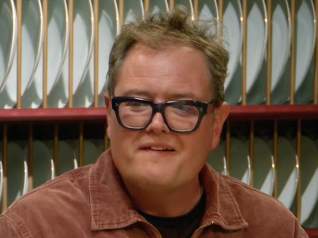 <p>The comedian was shown sweating and cackling nervously every time anyone accused him of being traitorous</p>