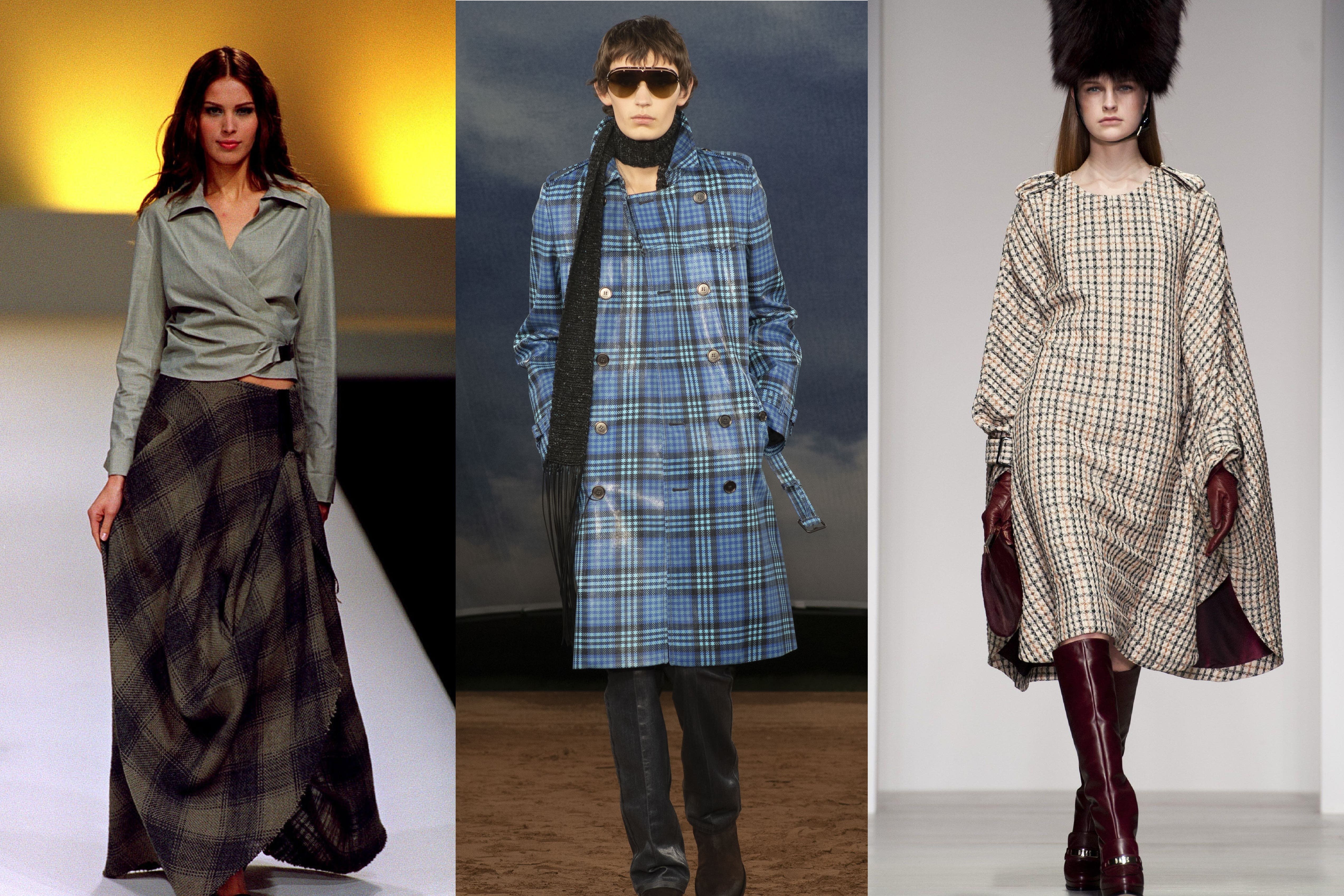 The fashion week runways have revealed tartan to be the next biggest trendnig print (Jeff Moore/Alamy/PA)
