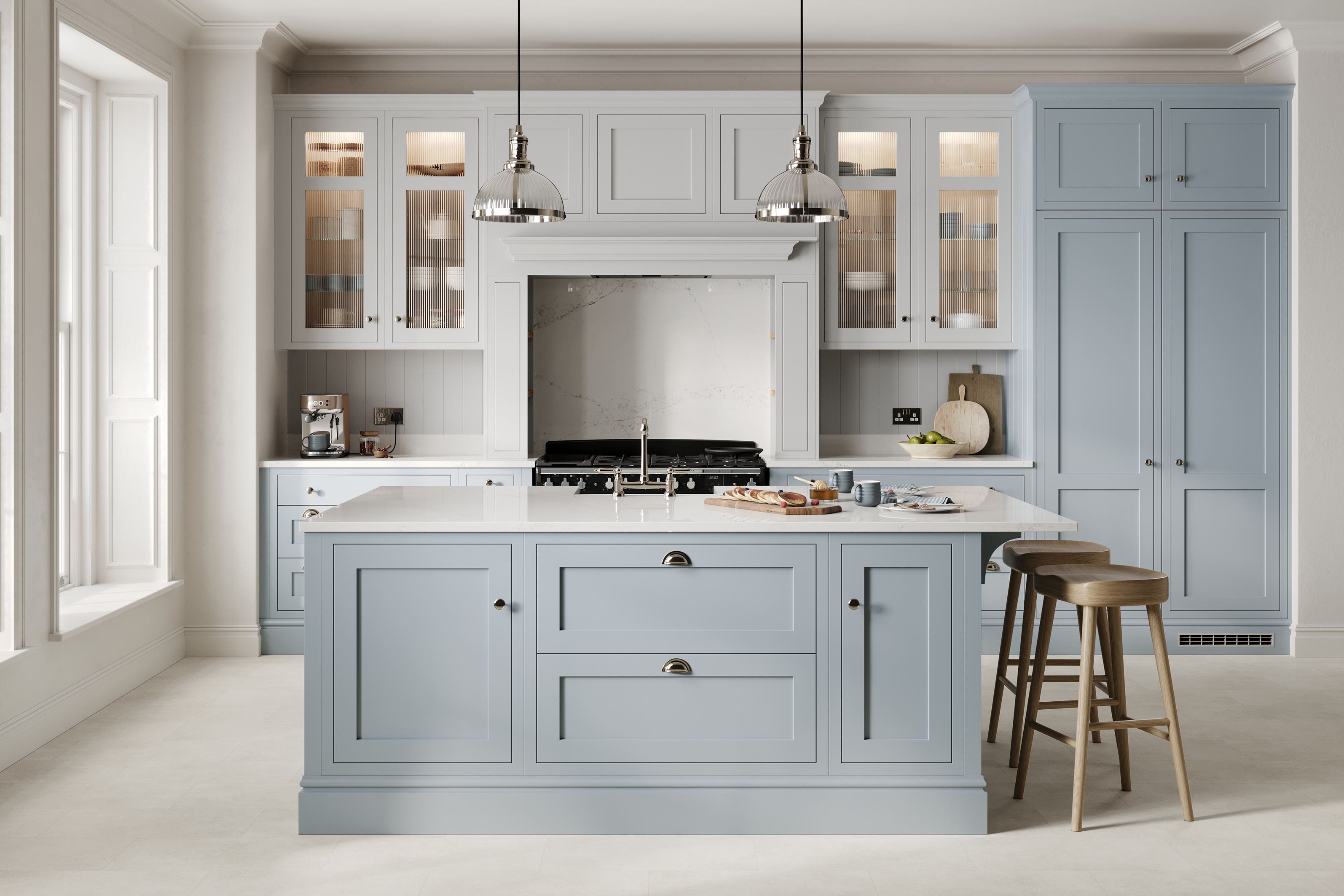 Modern or classic, today’s kitchens are the height of sophistication (Howdens/PA)