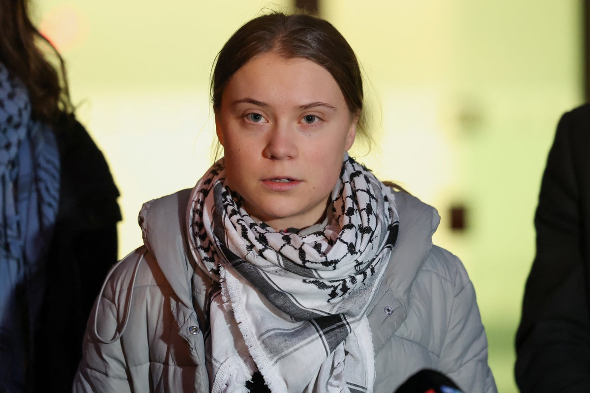 Greta Thunberg claims she was ‘kicked and had whore written on her suitcase’ in Israeli detention