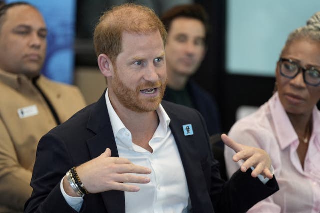 <p>The Duke of Sussex has warned that men are suffering in silence and isolation</p>