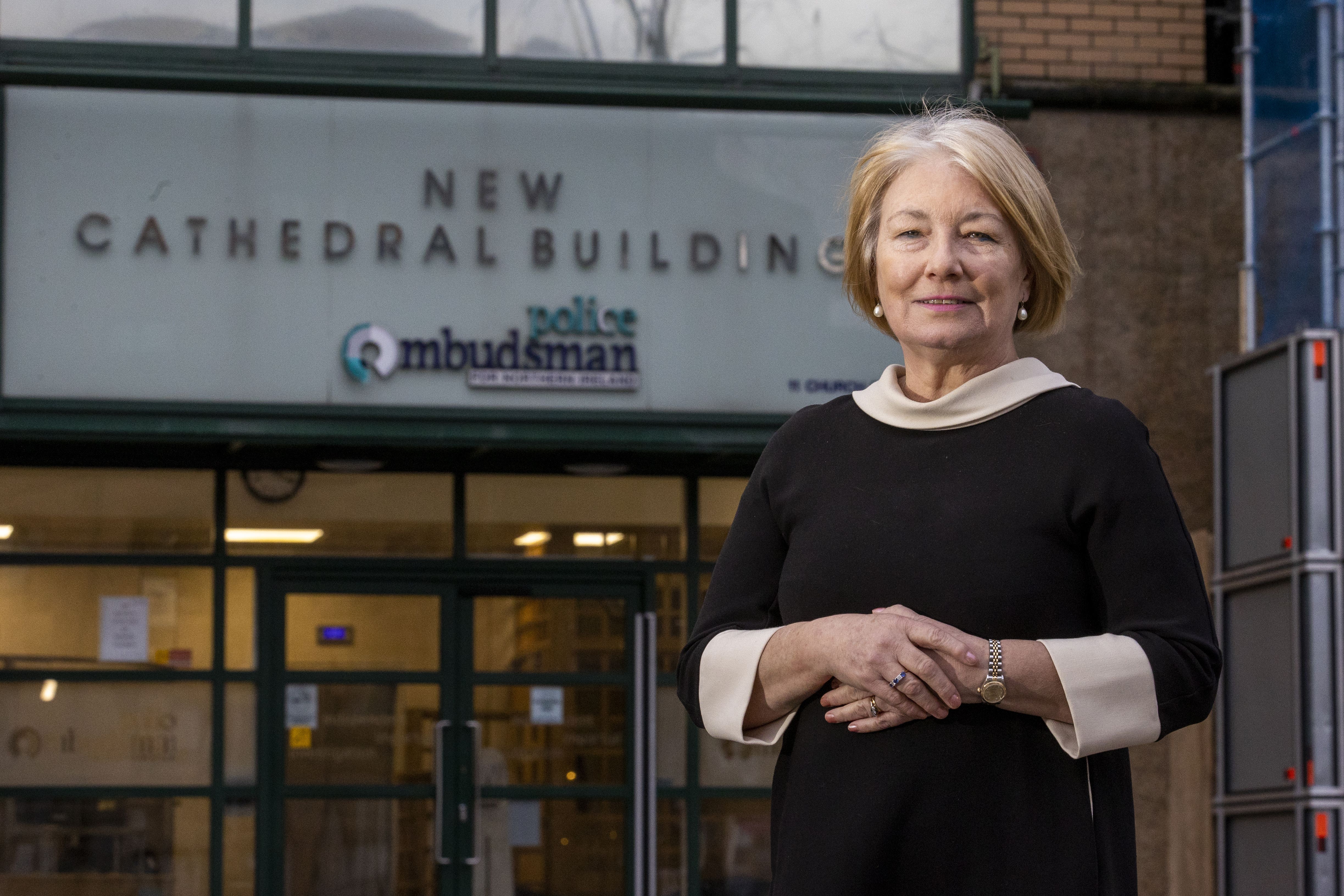 Police Ombudsman for Northern Ireland Marie Anderson outside her office in Belfast (Liam McBurney/PA)