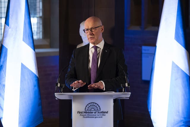 The First Minister spoke ahead of the SNP conference (Jane Barlow/PA)