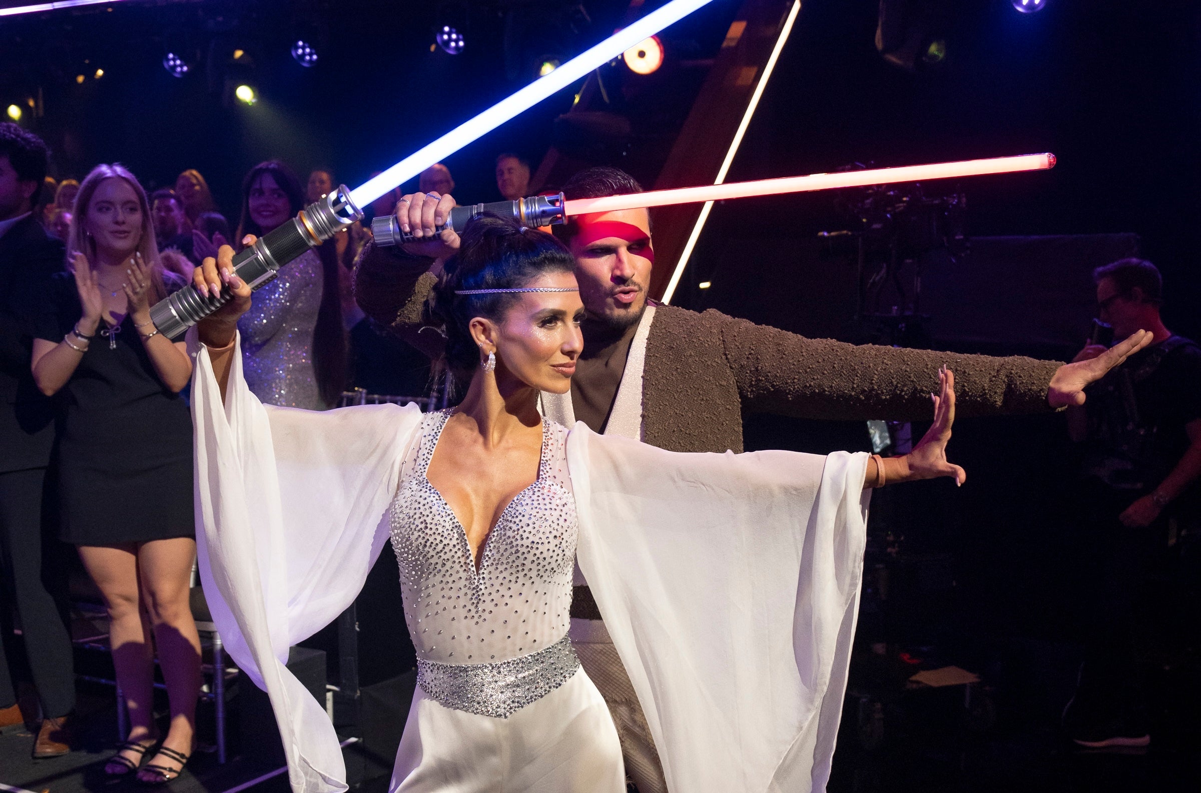 Baldwin was partnered with Gleb Savchenko during her time on the dance competition series