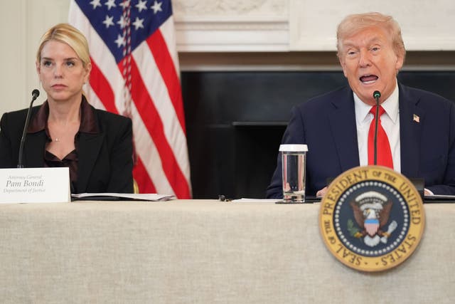 <p>Trump’s Truth Social message to ‘Pam’ on September 20 instructing the attorney general to prosecute his political enemies was meant to be sent privately, officials confirm</p>