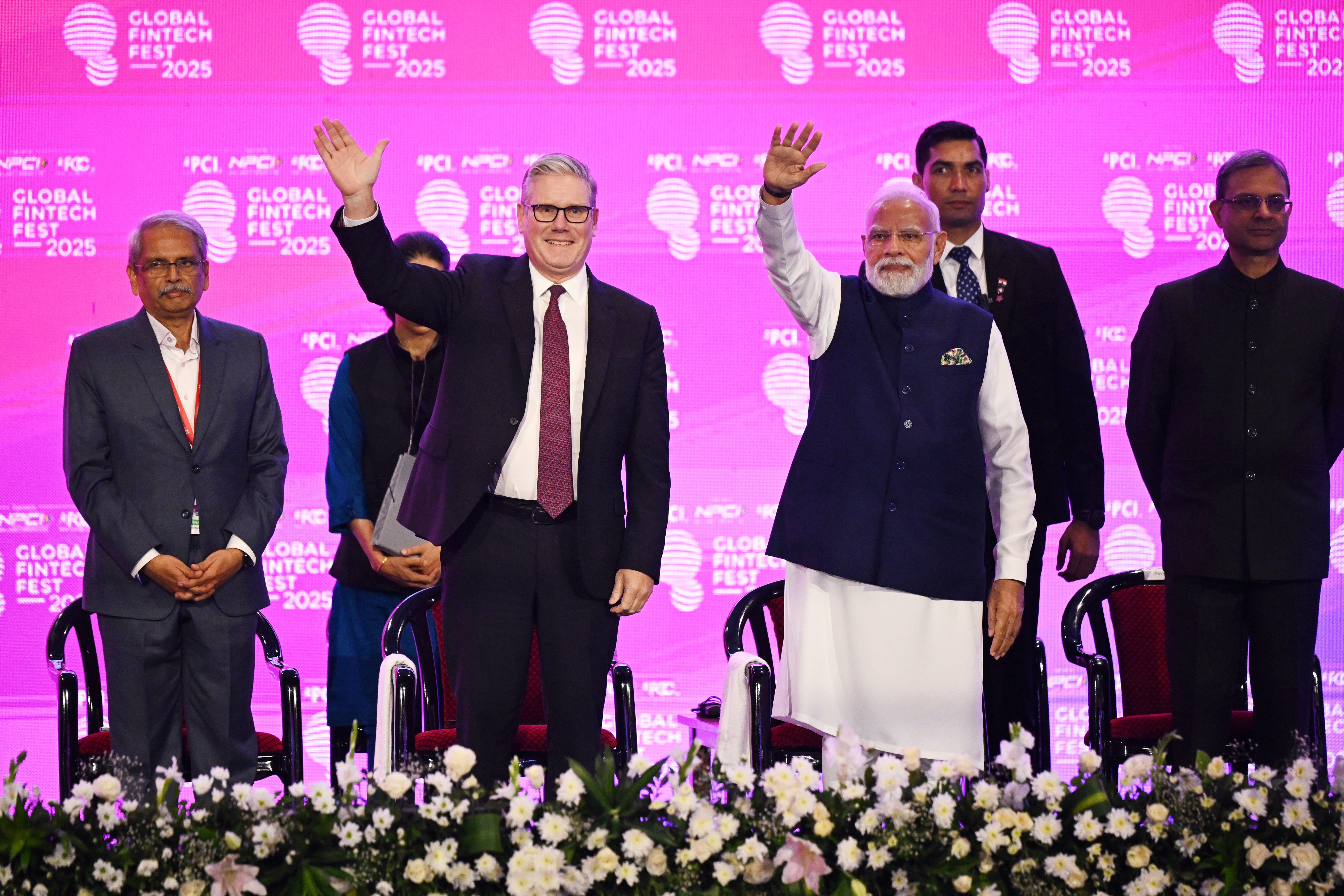 Sir Keir suggested he was open to India taking a permanent seat on the UN Security Council (Leon Neal/PA)