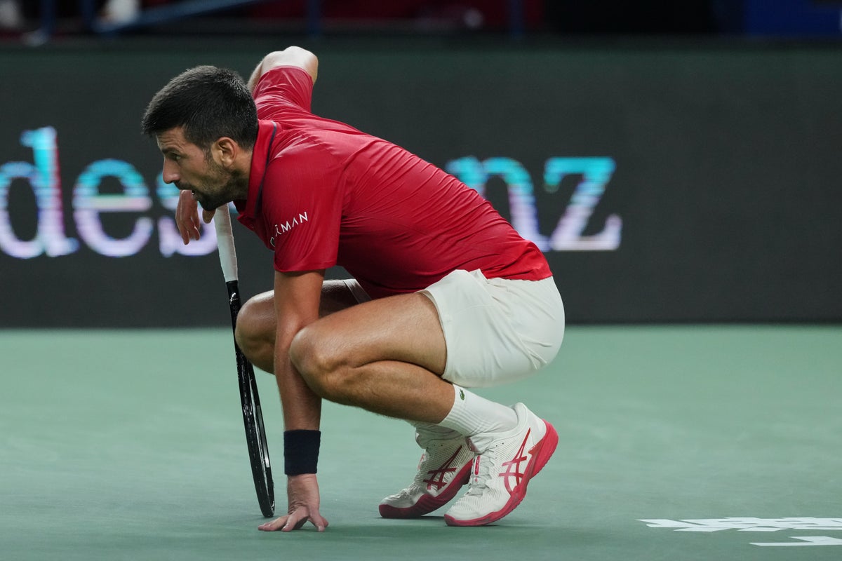 Novak Djokovic &lsquo;just trying to stay alive&rsquo; during win in sweltering Shanghai
