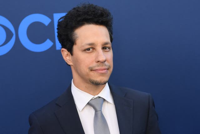 <p>David Del Rio attending a CBS event at Paramount Studios in Los Angeles in May 2025</p>