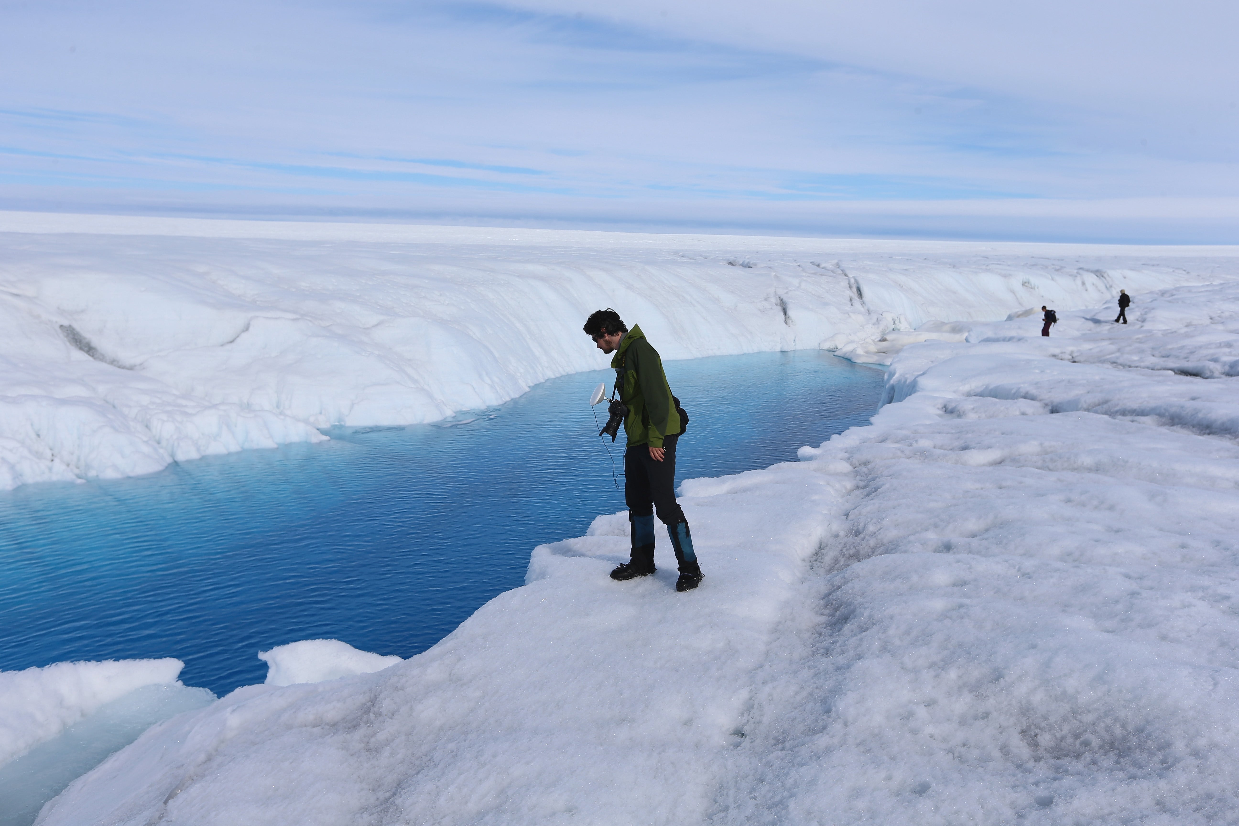 The Greenland and West Antarctic ice sheets are already losing a major amount of mass. But experts say widespread climate mitigation efforts can still stave off doom