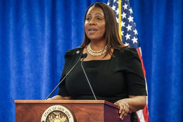 <p>A federal grand jury indicted New York Attorney General Letitia James after Trump urged prosecutors to bring a case against her</p>
