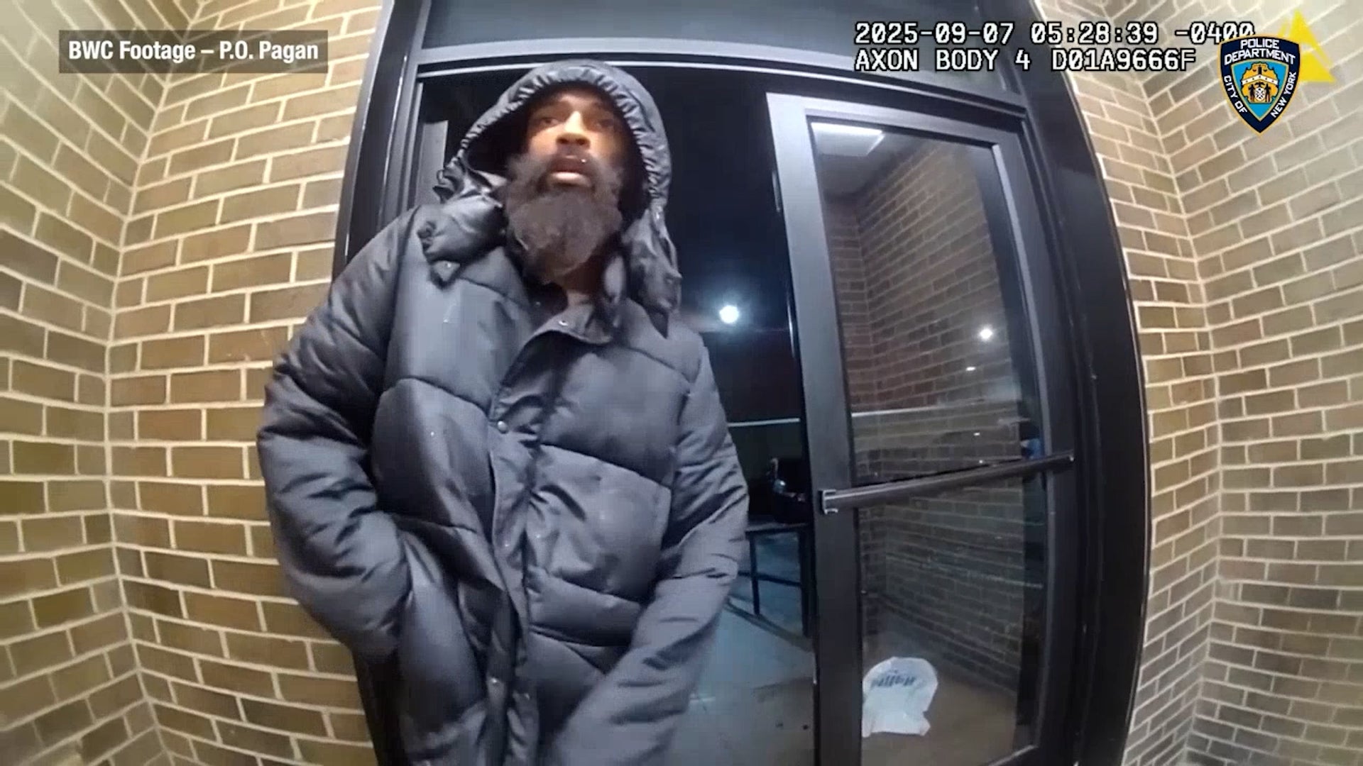 <p>Horrifying moment man attacks NYPD officer with a knife in police station before he's shot</p>