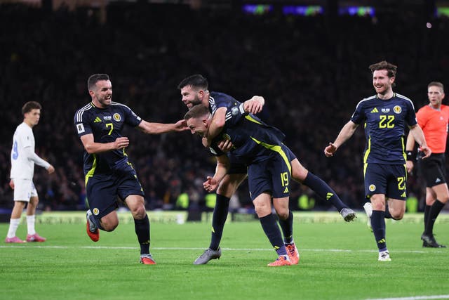 <p>Scotland snatched victory over Greece at Hampden Park</p>