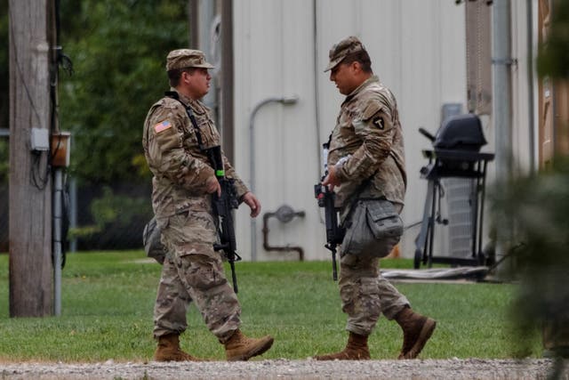 <p>A federal judge has temporarily blocked Trump from federalizing National Guard in Chicago as a legal battle continues over the president’s use of the military to combat protests against his agenda </p>