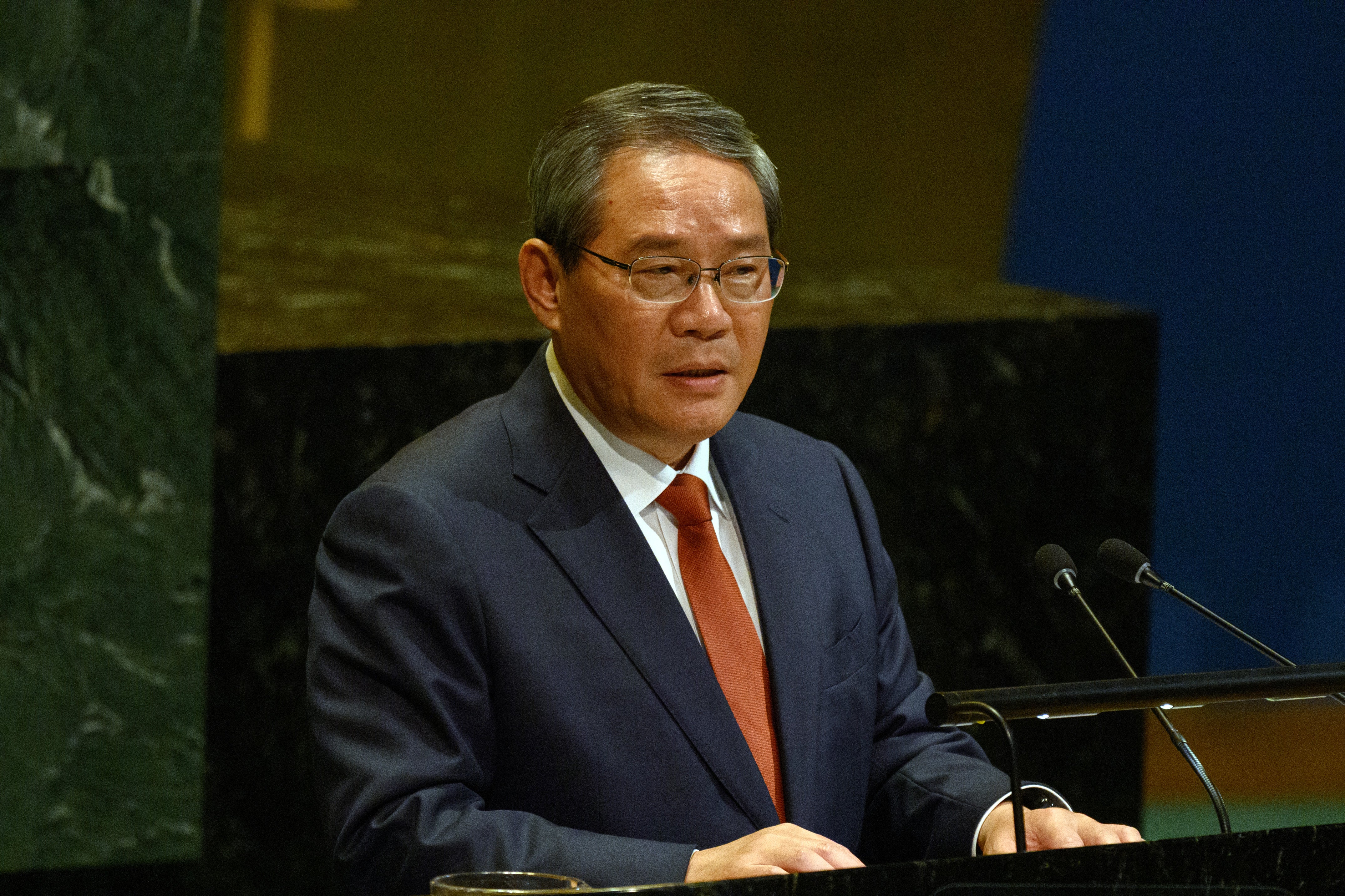 China’s Premier Li Qiang speaks at the 80th session of The United Nations General Assembly