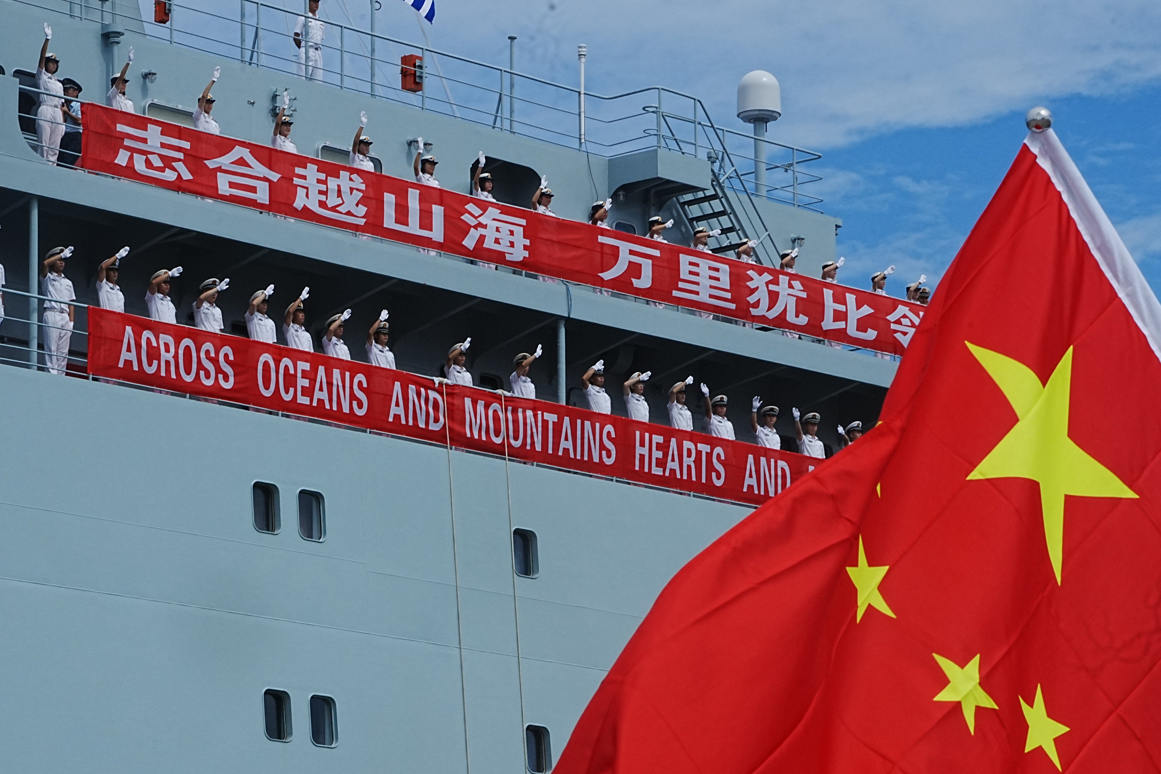 Cambodia China Warships