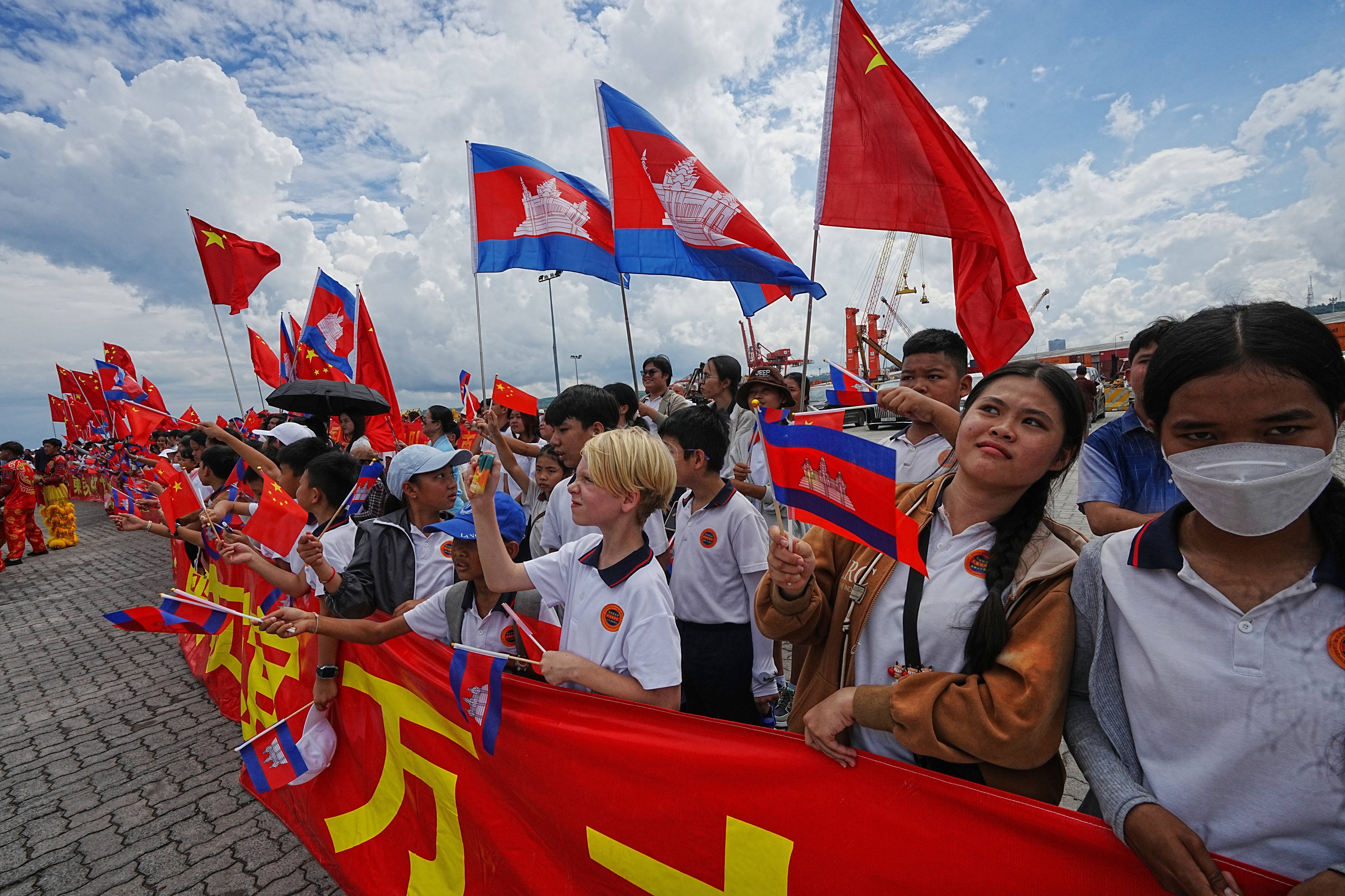 Cambodia China Warships