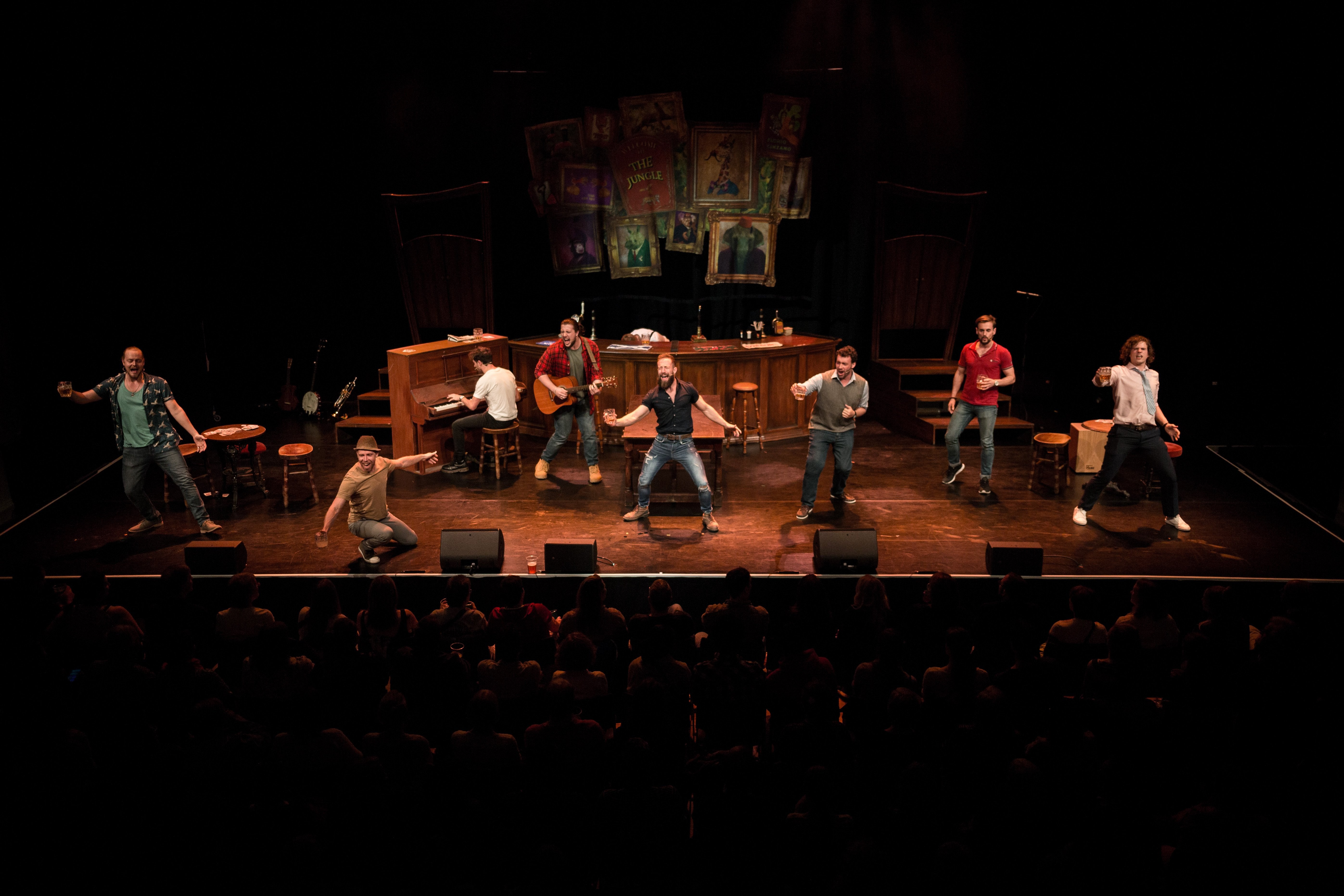 Choir of Man is performed aboard Norwegian Encore