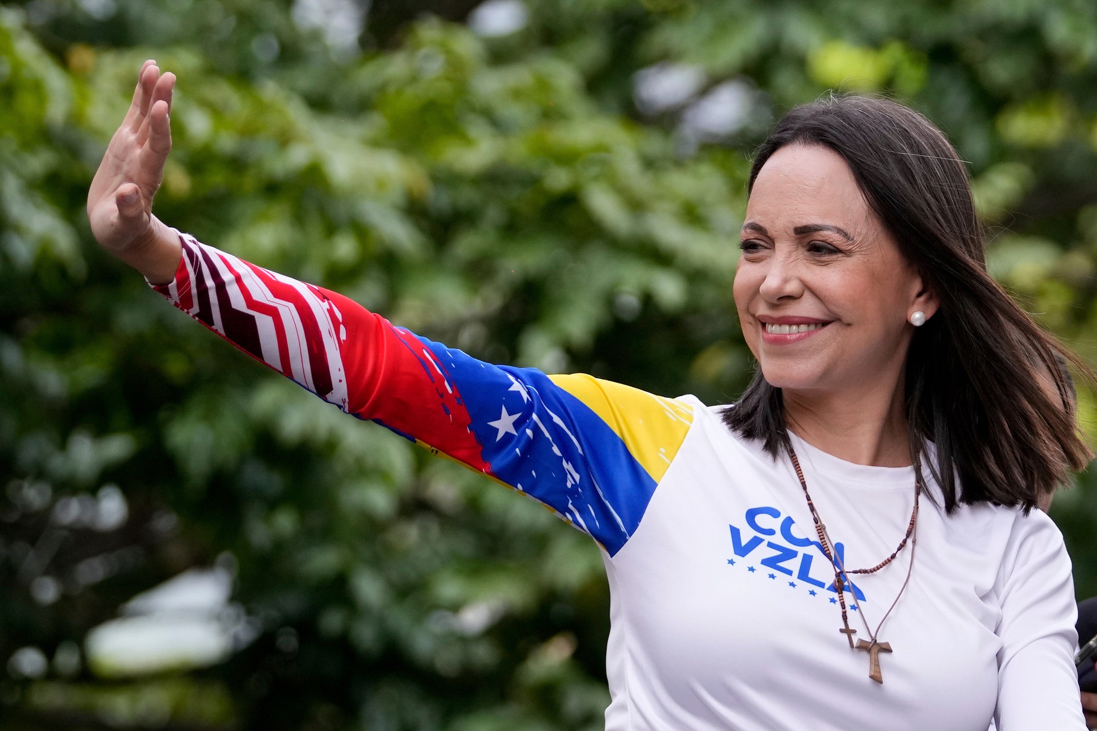 A líder da oposição venezuelana Maria Karina ganhou o Prêmio Nobel da Paz Machado