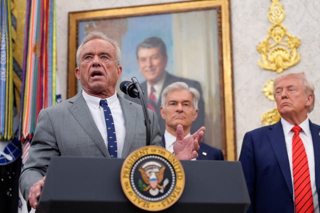 <p>Make America Healthy Again loyalists gather regularly online to rally behind their leader, Robert F Kennedy Jr. </p>