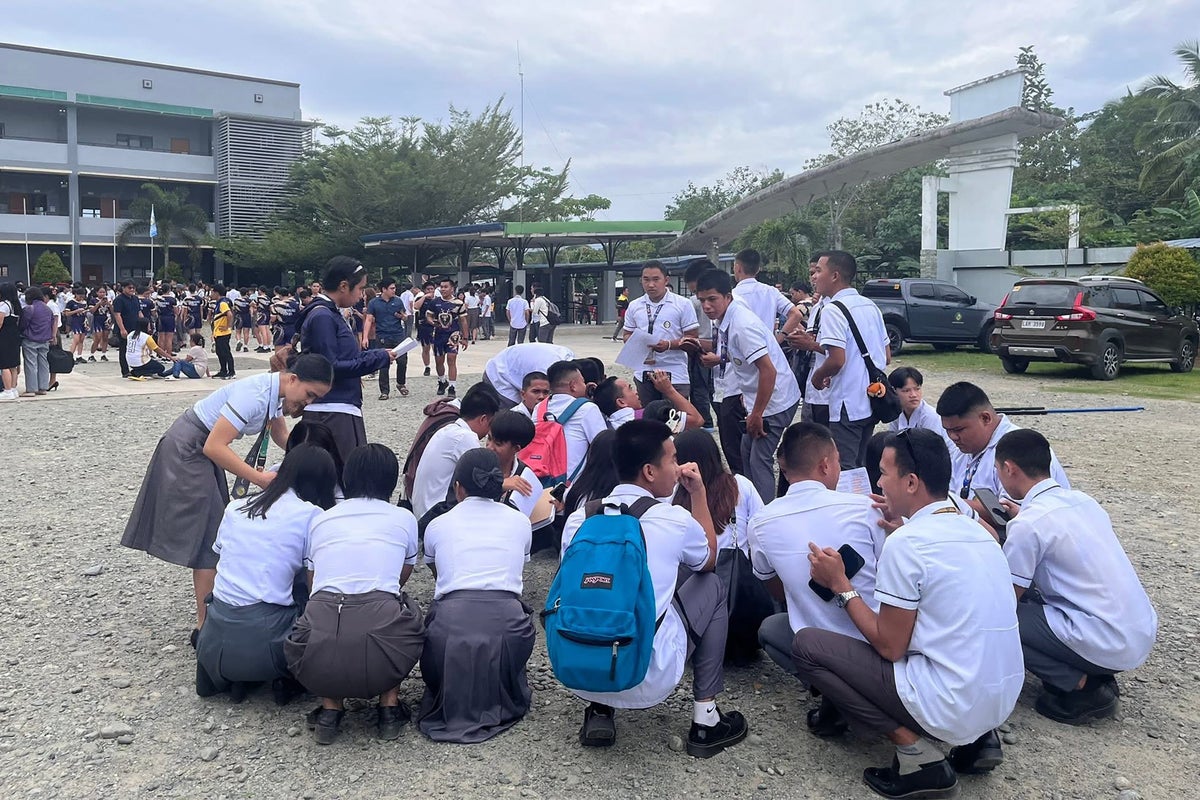 Philippines earthquake live: Tsunami warning issued and people fleeing coastlines after 7.6-magnitude quake