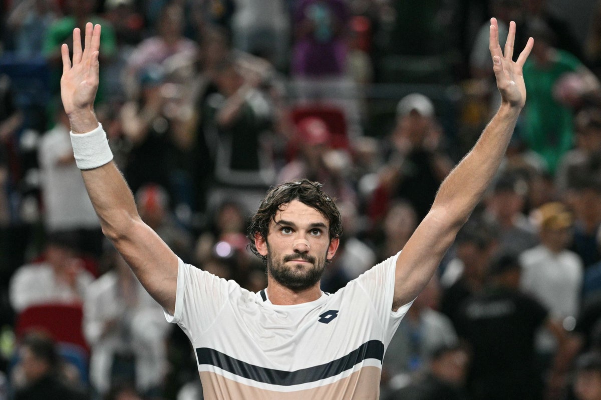 World No 204 Valentin Vacherot downs Novak Djokovic to set up Shanghai Masters final against cousin Arthur Rinderknech