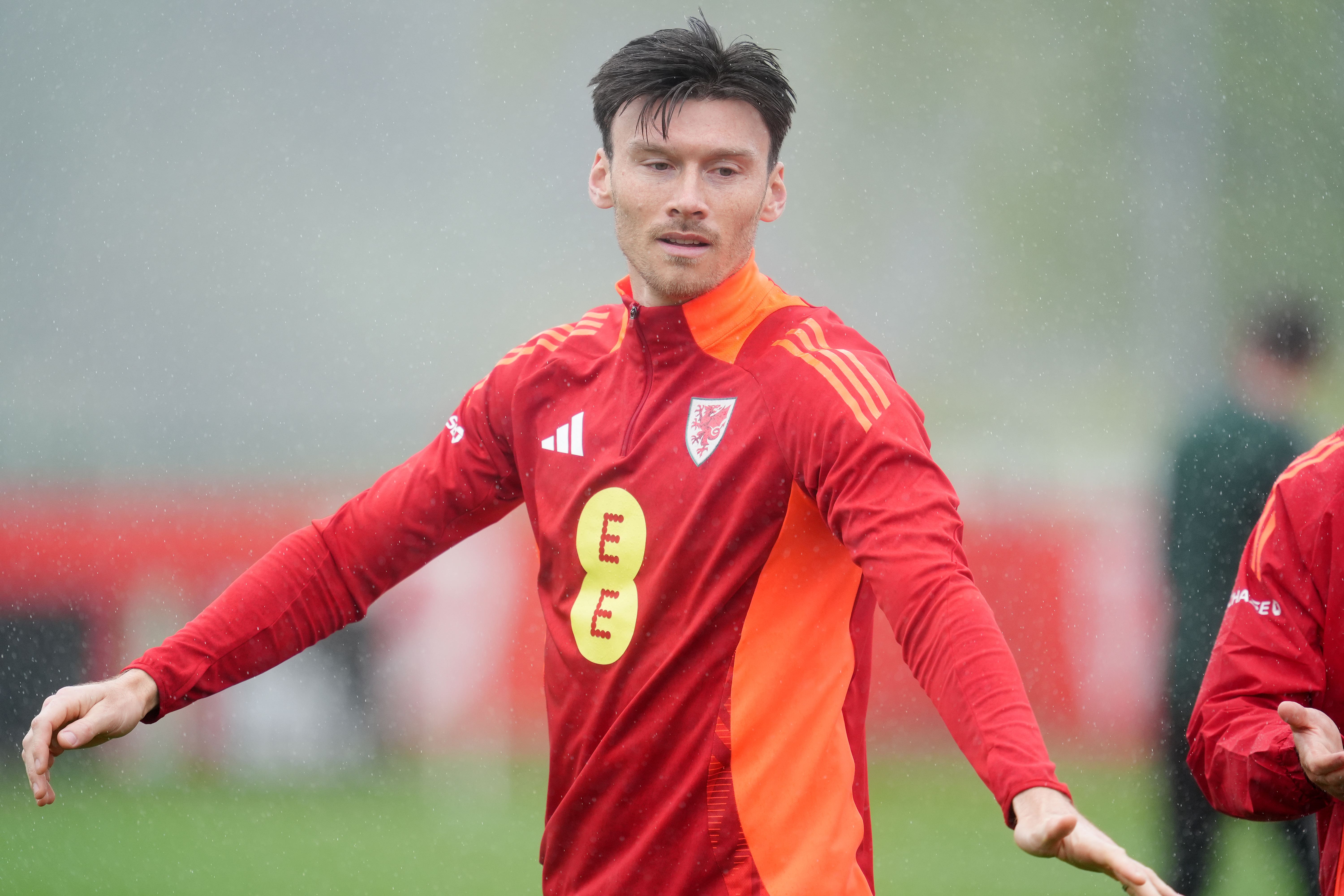 Wales striker Kieffer Moore is planning for the future after his playing days are over (Adam Davy/PA)